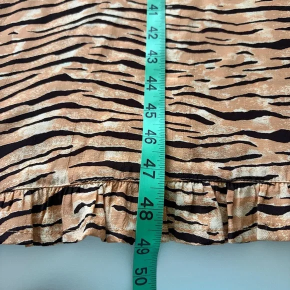 Faithfull The Brand St. Tropez Saint Midi Wilde Animal Print Dress Sz S - Picture 9 of 16
